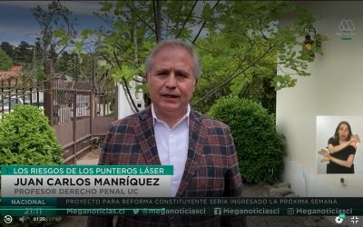 Las implicancias legales que podría tener el uso de punteros láser durante manifestaciones